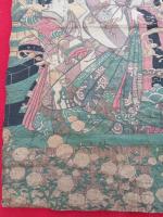 五渡亭国貞の美人画の木版画　　