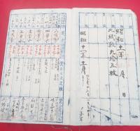 山形縣米沢市戦前戦中戦後社会生活・経済状況研究資料　　質物台帳