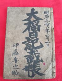 日露戦争出陣之日誌・日記　