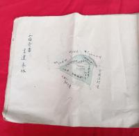山形県南置賜郡数馬村　絵図　　