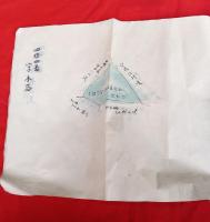 山形県南置賜郡数馬村　絵図　　