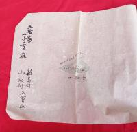 山形県南置賜郡数馬村　絵図　　