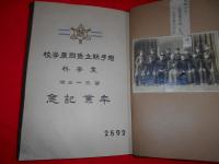 岩手県立盛岡農学校　農学科　第三十三回　卒業記念　