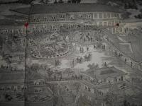 青根温泉 翠嶂館全図　　石版画