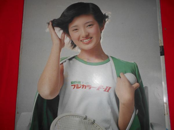 山口百恵 フジカラーF－2 卓上看板 壁掛け 宣伝用 / 古本、中古