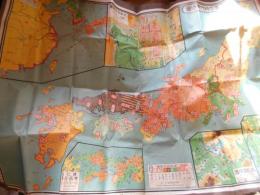 模範国史大地図（第五輯）小学国史」教師用　　　室町安土時代要地図