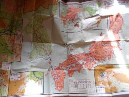 模範国史大地図（第六輯）小学国史教師用　　桃山時代要地図　