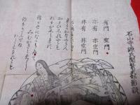 石山寺源氏間紫式部影讃