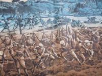陸軍演習工兵之作業 　　 石版画　