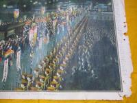 明治天皇御大葬儀青山御祭場殿御着之図　　　　　石版画　　