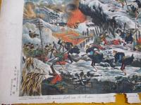 奉天付近之会戦沙河方面中央軍大激闘之光景　