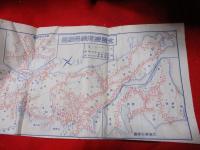 全国鐵道線路略図　　（裏広告・玉川電気鐵道・石田旅館・金龍館・箱根小涌谷温泉・小田原　寶石櫻）