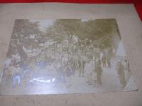 田沢湖入口にて故平福百穂画伯歌碑運搬記念写真　