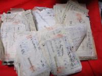 明治時代の領収書　小箱に大量一括　100枚以上　　