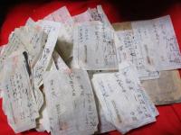 明治時代の領収書　小箱に大量一括　100枚以上　　