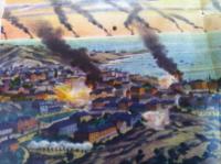 欧州大戦乱画報（其十八） 壮絶快絶剛膽ナル日本海軍飛行隊之爆弾投下