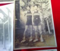立教大学　籠球部　写真6枚　署名付　　