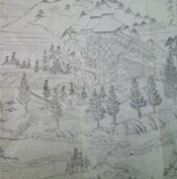 羽州村山郡唐松観音之図 　寂上第五番札所　　　別當・石井奥太夫蔵板