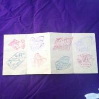 大東亜戦記念印画帖（スタンプ帖）　52点　　