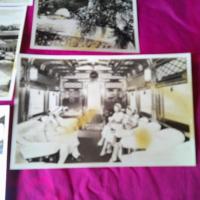 絵葉書　　汽車の旅　　５枚　袋付　