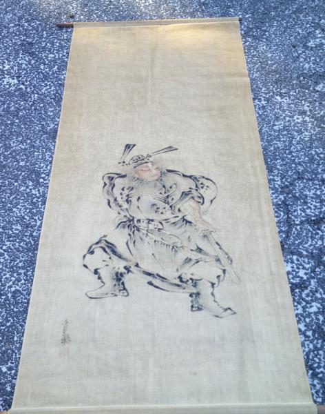 【掛軸】手描き鐘馗図 仙厓 鍾馗図｜古美術・掛け軸の販売・買取・鑑定-松本松栄堂