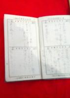 明治４３年の自筆の日記、１年分