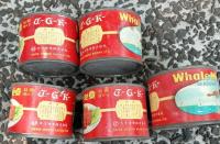 空き缶　　５個　　ブリキ缶