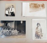 戦前の樺太出身の女学生時代のアルバム・古写真１４３枚貼り付け　　