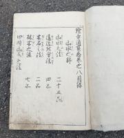 繪本通寳志　巻之八　　山水の部