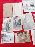 古い満州の生写真　30枚　軍事郵便付き　　　　