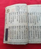 頭書長暦.（ 巻之上,中,下 ）　１冊　　