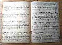 楽譜【シャンソンアルバムVoｌ．１（人の気も知らないで・パリの屋根の下・ボレロ/３曲入り）Ｂ５・全８Ｐ】ムジク社（昭和２１年？）