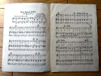 楽譜【ビア樽ポルカ（鈴木勝・訳詞）/Ｂ５サイズ・８ページ】創学社（昭和２５年）