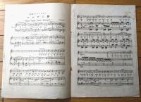 楽譜【歌劇白鳥の騎士 エルザの夢/Ｂ５サイズ・１２ページ】セノオ音楽出版社（大正７年）