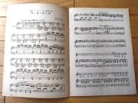 楽譜【歌劇ファウスト（第三幕第七駒） 園に馨る此の花/Ｂ５サイズ・８ページ】セノオ音楽出版社（大正８年）