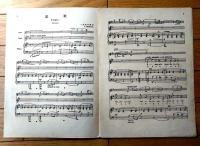 楽譜【悲歌エレジー（二見考平訳詞 セノオ楽譜第８３番）】セノオ音楽出版社/大正１３年