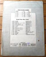 楽譜【メンデルスゾーン ハンティング・ソング（共益ピアノ・シート・ミュージック２０１８）】共益商社書店/昭和８年