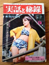 【実話と秘録（昭和４０年９月号）】「真夏の冷凍地帯をさまよった恐怖の二十四時間」「鏡の中の自分が”他人の顔”だった男の恐怖」等
