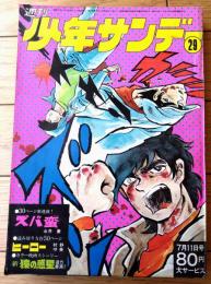 【週刊少年サンデー（昭和４６年２９号）】カラー映画特報「新・猿の惑星（１６Ｐ）」・カラー読切「ヒーロー/村野守美」等