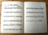 楽譜【ホフマンの船唄（Ｂ５サイズ・全４ページ）】河口章吾編曲標準ハーモニカ楽譜（大正１５年）