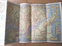 【全国鉄道地図（附・名勝交通案内）】大阪毎日新聞社編（「毎日新聞」大正１４年３月１日号付録）