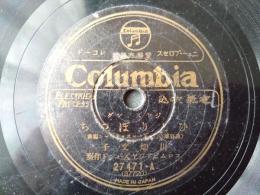 戦前ＳＰ盤【ジャズソング ひとりぼっち・ジャズソング 泣かせて頂戴（川畑文子）】日本コロムビア