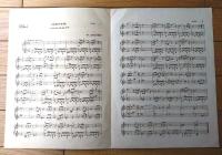 楽譜【シューベルトのセレナーデ（二部）/４ページ】シンフォニー・ヴァイオリン・マンドリン楽譜（昭和３年）