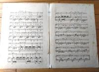 楽譜【歌劇「タンホイゼル」夕星の歌（二見考平・訳詞/６ページ）】セノオ楽譜１１７番（大正８年）