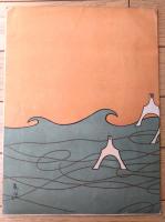 楽譜【筝曲 みだれ乳輪舌十段（中尾都山・編曲）/８ページ】ヴァイオリン楽譜（大正１０年第９版）