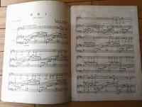 楽譜【月白し（レイナルド・ハーン/作曲）/６ページ】セノオ楽譜（大正６年）