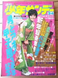 【週刊少年サンデー（昭和４８年３・４号）】巻頭カラー読切「パンダ球団/水島新司」・読切３６ページ「黒い隼/バロン吉元」等