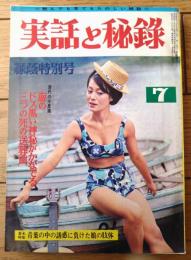 【実話と秘録（昭和４０年７月号）】「宇宙人の地球女性攻略に意外な盲点」・「キャバレーからコケシまで・・・夜のアイデア博士」等