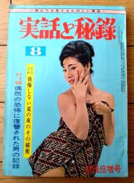 【実話と秘録（昭和３９年８月号）】「偶然の恐怖に復讐された男の記録」・「幽霊と同居する呪われた家の怪美人」等