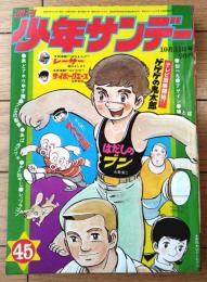 【週刊少年サンデー（昭和４６年４５号）】カラー新連載「レーサー/高山よしさと」・カラーグラフ「コレクターの世界」等